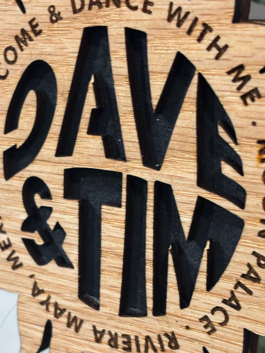 Dave & Tim mexico 2026 Ornament