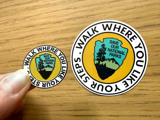 ***PIN & STICKER*** Save Our National Parks *Limited Run*