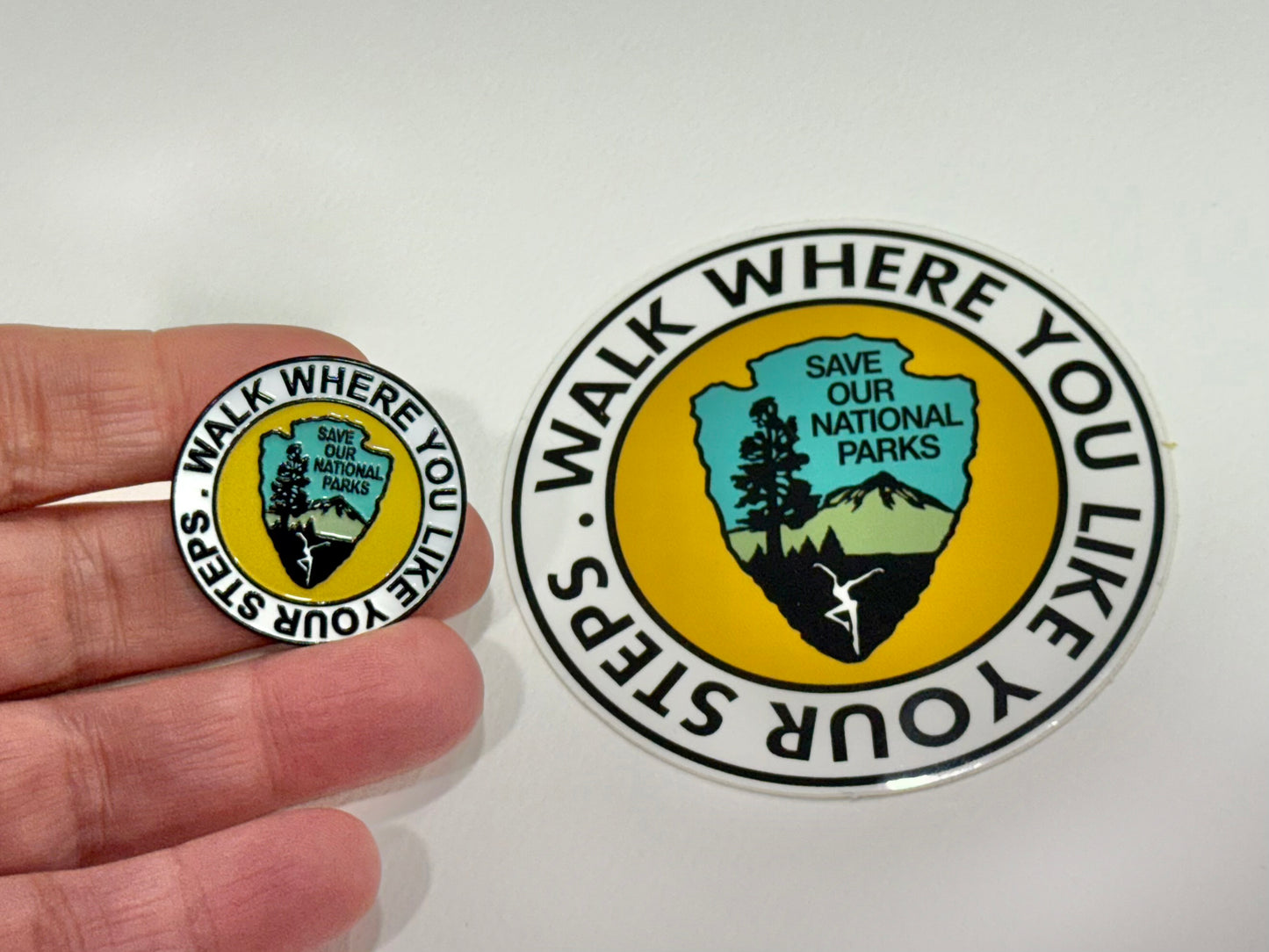 ***PIN & STICKER*** Save Our National Parks *Limited Run*