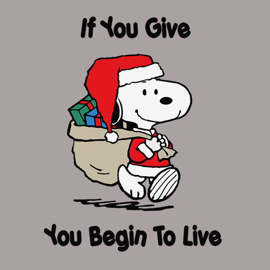 If You Give You Begin To Live Peanuts