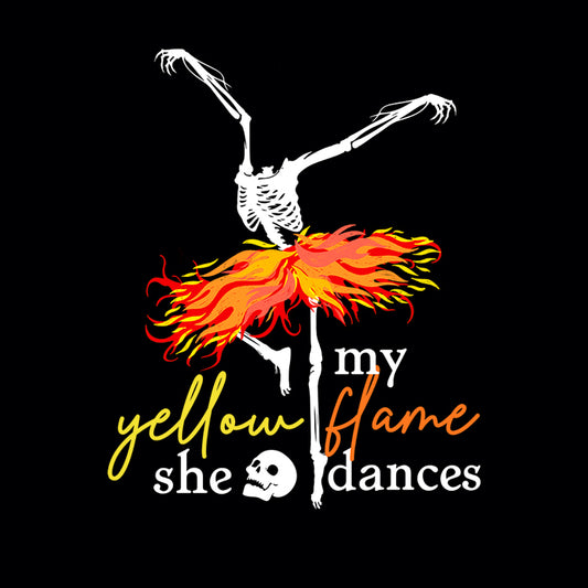 My Yellow Flame Halloween Dance