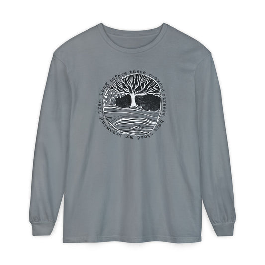Long before these crowded streets Long Sleeve Tee