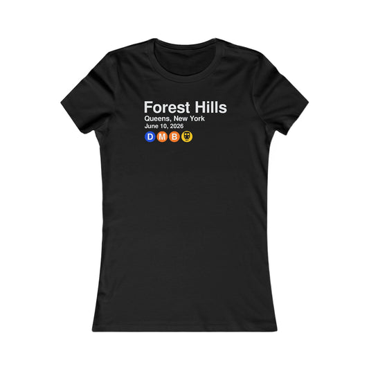 Forest Hills Subway 2026 Woman's Cut Tee *With Set List