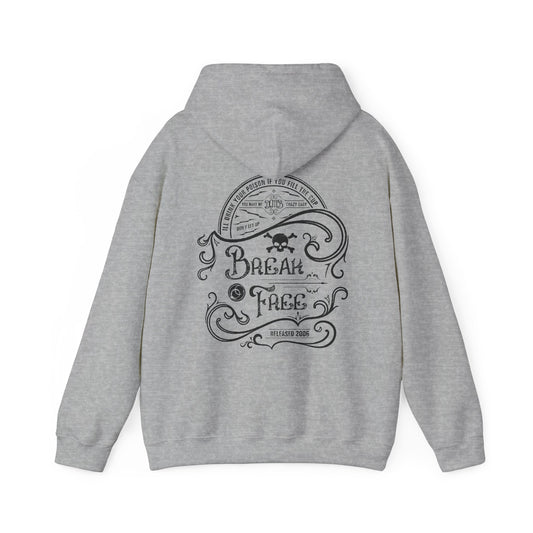 Break Free Label with back Hoodie