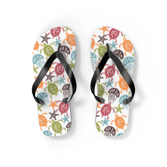 Mexico Sea Life Flip Flops 2024