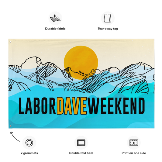 Labor Dave Weekend Flag 36x60