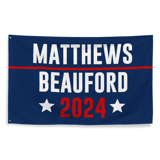 Matthews Beauford Flag 36x60