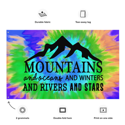 Funny The Way It Is Flag 36x60