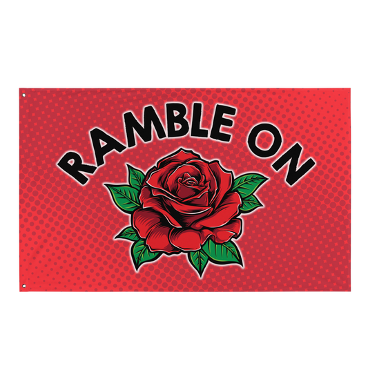 Ramble On Rose Flag 36x60