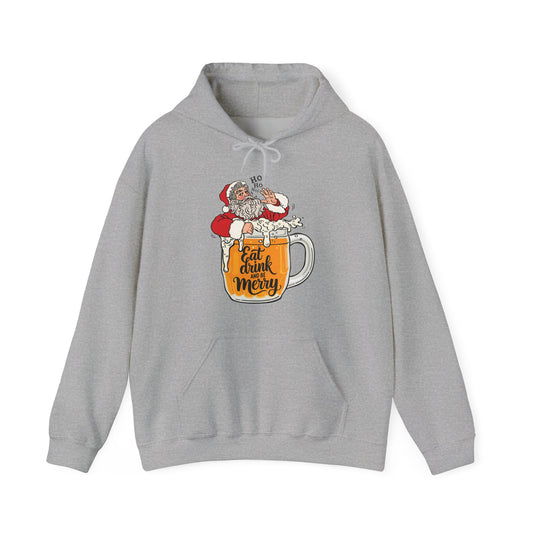Eat Drink Santa Hoodies