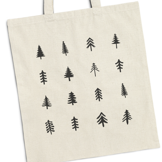 TREES! Reusable Canvas Tote Bag * Plant One Tree
