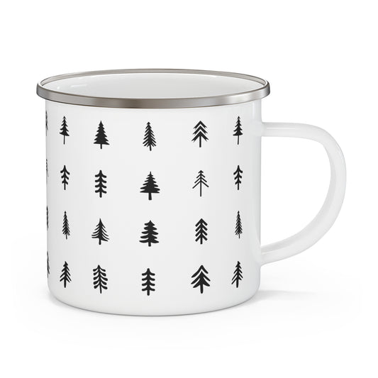 TREES! Enamel Camping Mug * Plant One Tree