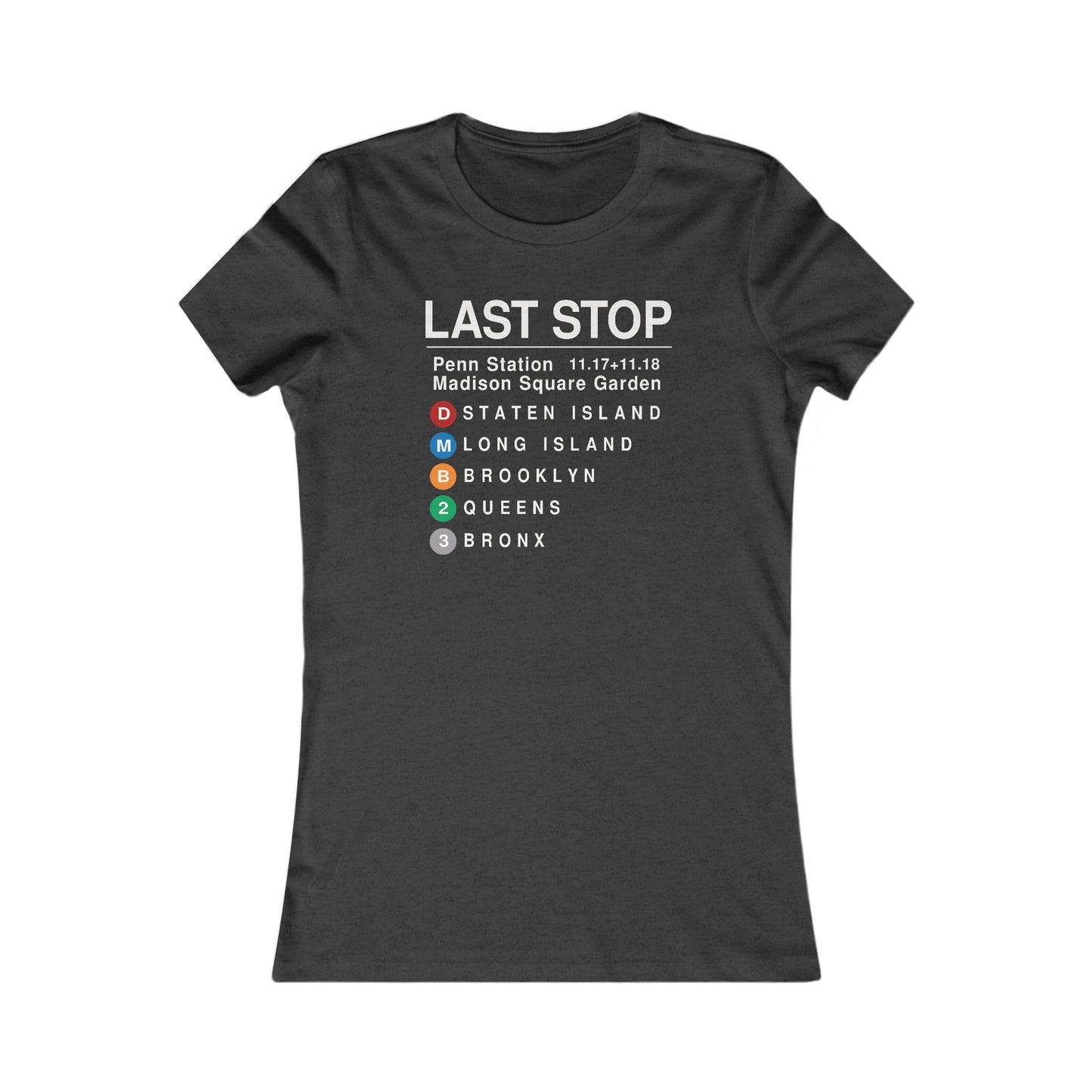 Last Stop 2023 Women's Cut *With Setlist