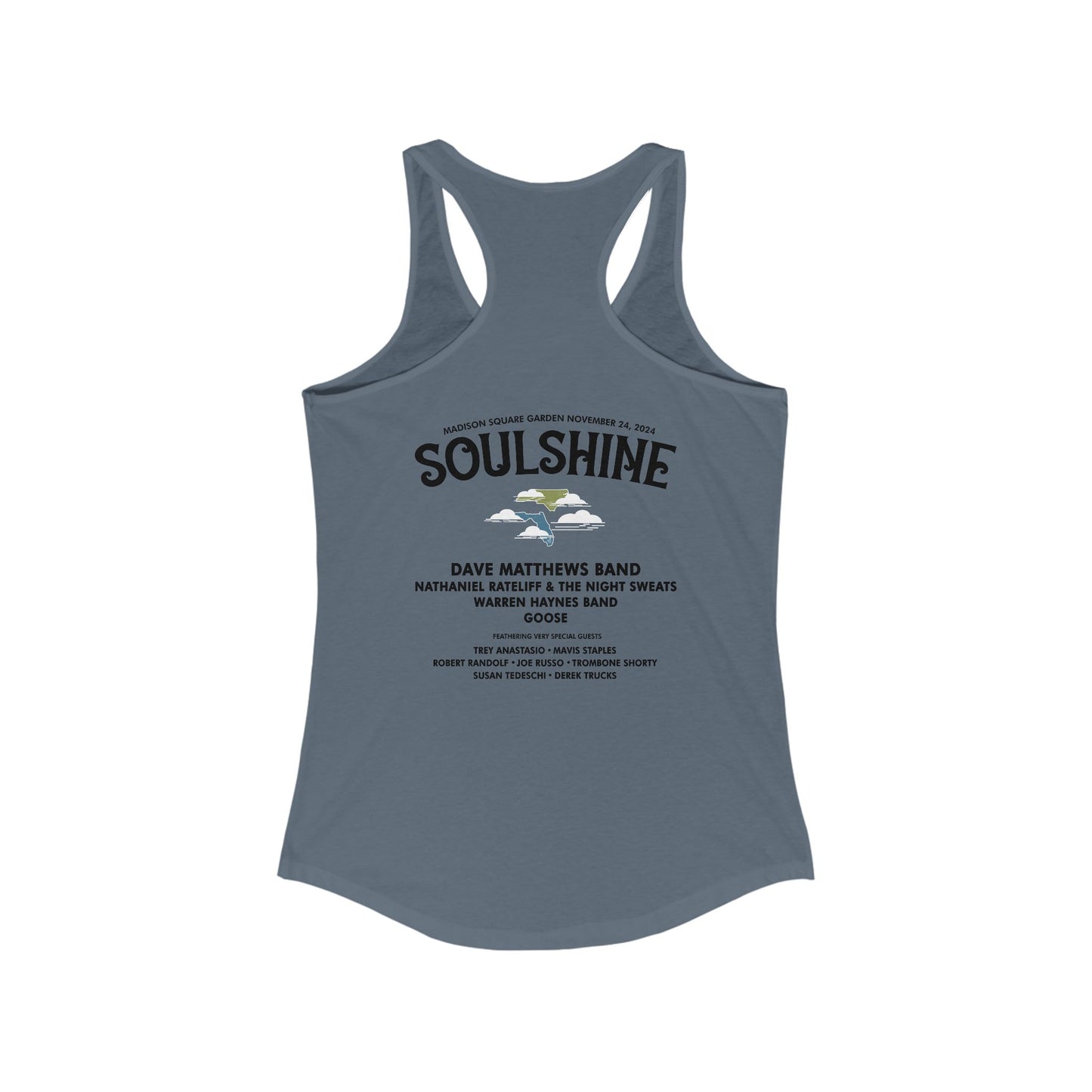 Soulshine 2024 With Line Up On Back Tank Top