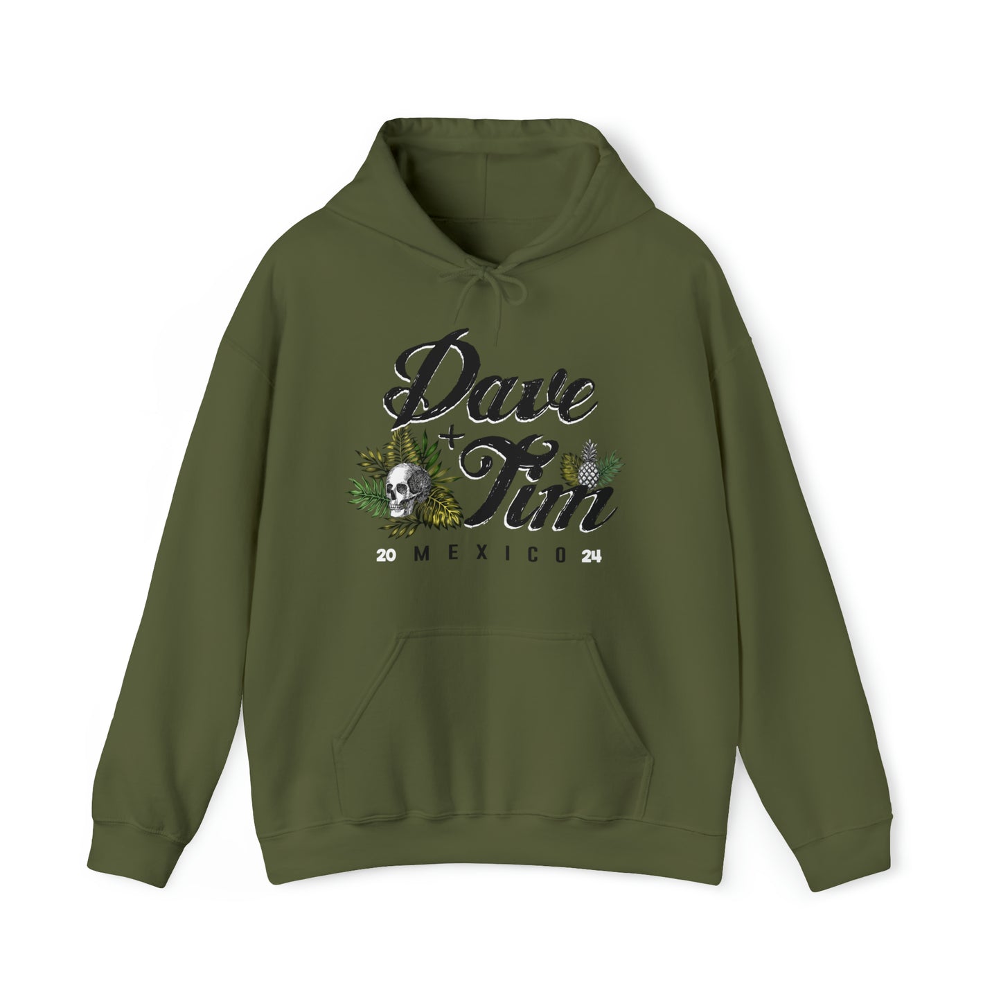 Dave And Tim Palm Leaf 2024 Mexico Hoodie *WITH SETLIST