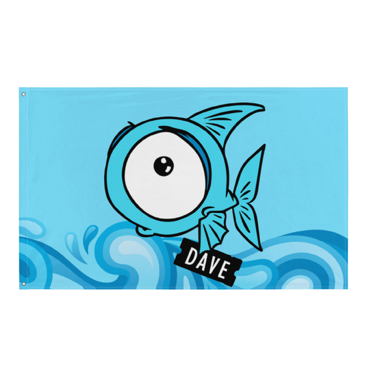 Big Eyed Fish Flag 36x60