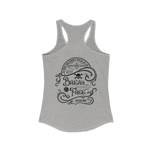 Break Free Label with back Woman's Tank