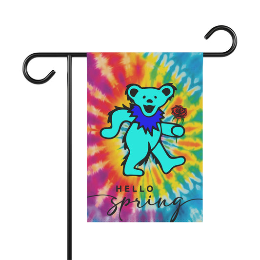 Grateful Bear Spring Garden Flags