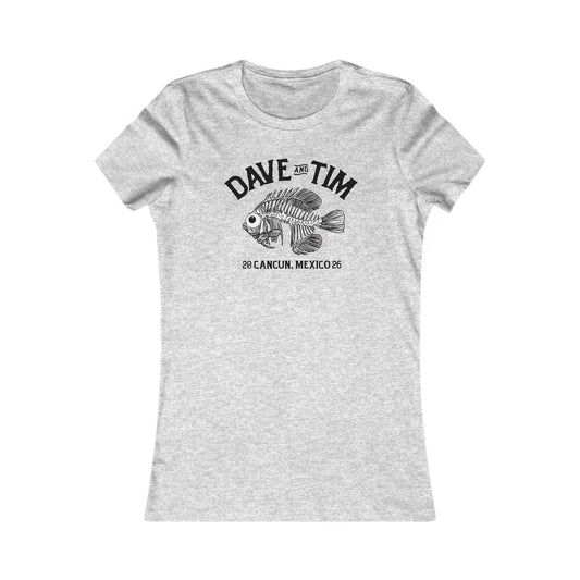 Big Eyed Fish Mexico 2026 Woman's Cut Tee *With Set List
