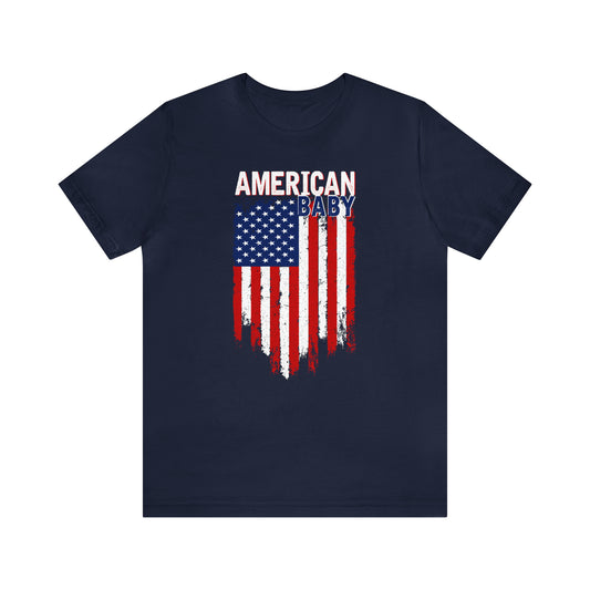 American Baby Flag Grunge