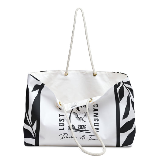 Lost somewhere in Mexico 2026 black Beach Bag