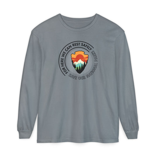 National Parks Rest Safely Long Sleeve Tee