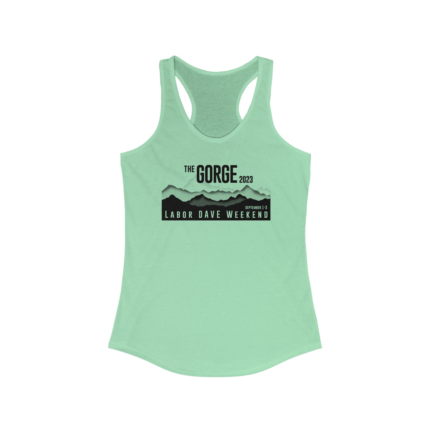 Gorge Halftone 2023 Tank Top w/set list