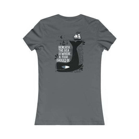 Beneath the Sea front & back Woman's Tee