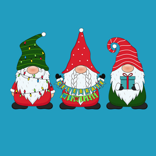Gnomes Celebrate We Will