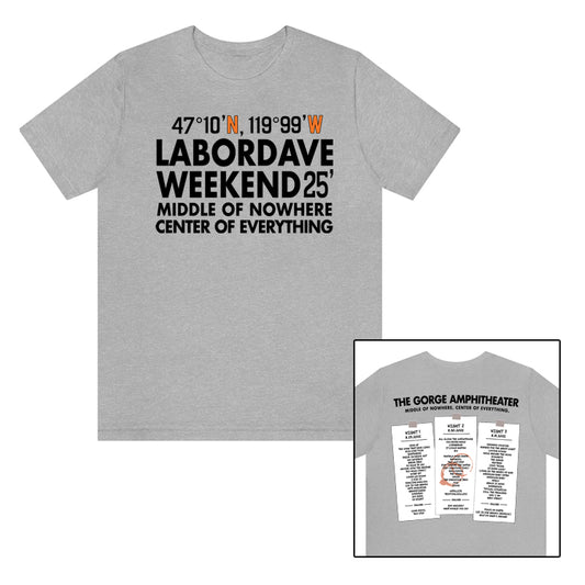 Gorge Coordinates 2025 *With Set List