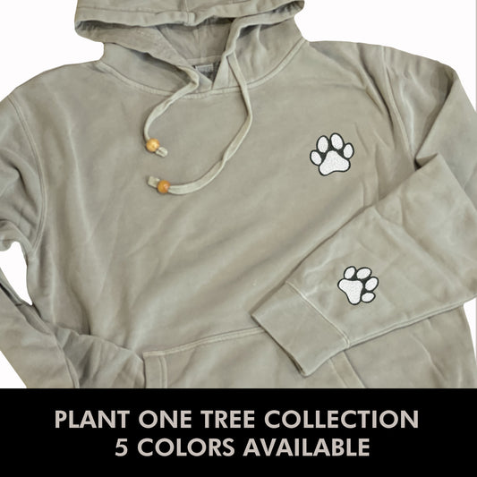 Paw Prints Hoodie * Plant One Tree