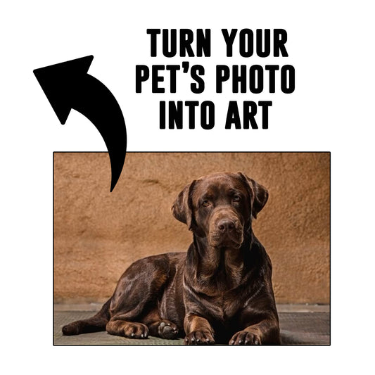 Personalized Pet Portraits - Polka Dots