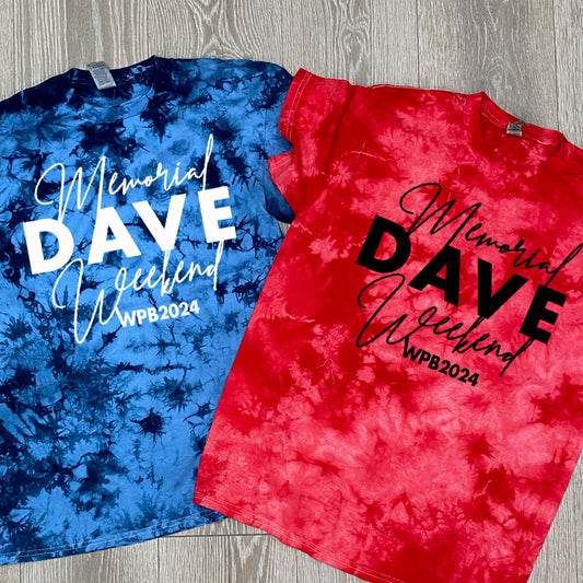 Memorial Dave Weekend 2024 Tye-Dye