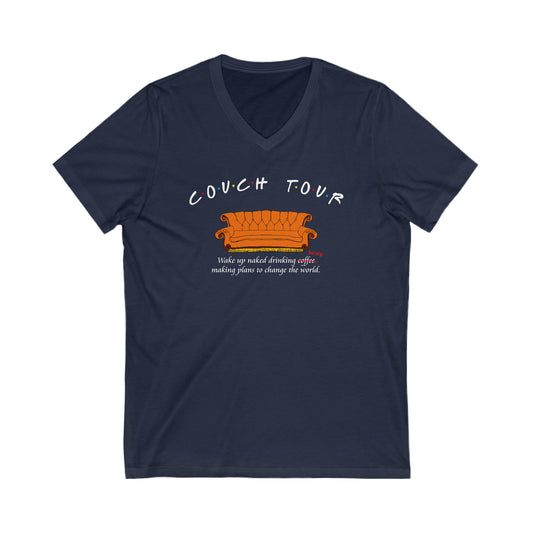 Couch Tour Friends Unisex V Neck Tee