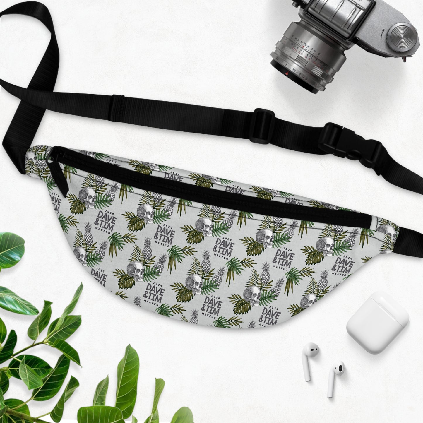Dave and Tim Palm Leaf Fanny Pack 2024
