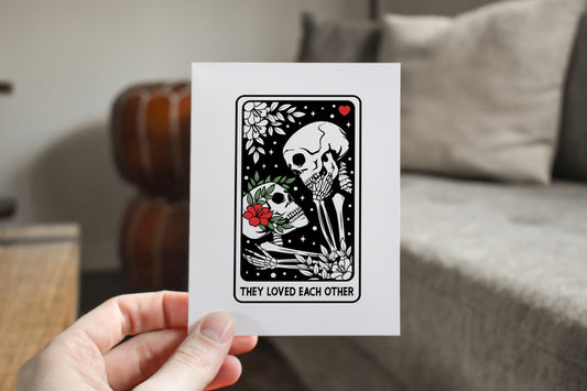 They Loved Each Other Greeting Card
