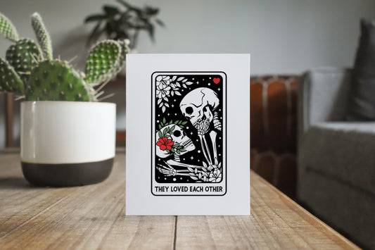 They Loved Each Other Greeting Card
