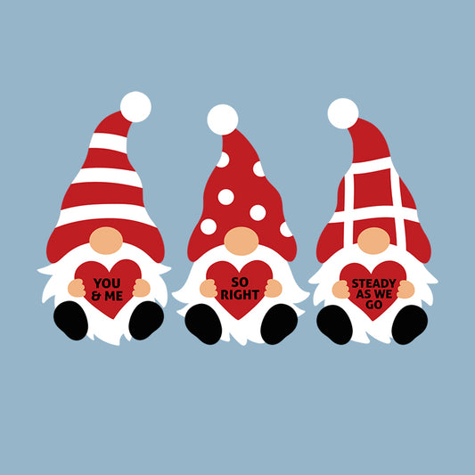 Valentine Gnomes Tee Woman's Cut Tee