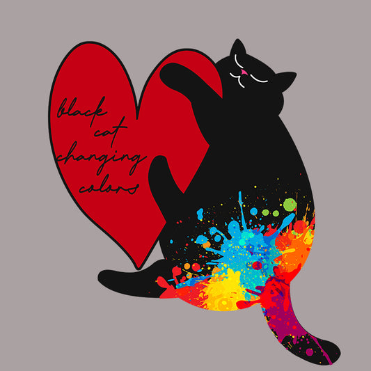 Valentine Black Cat