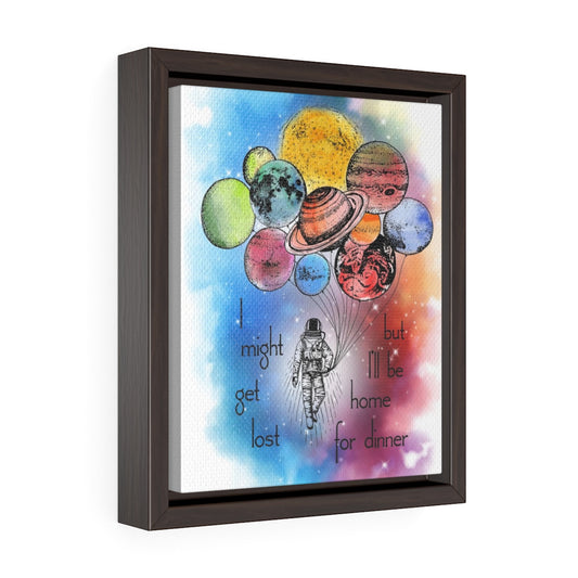 I'll Be Home For Dinner Gallery Wrapped Canvas Print