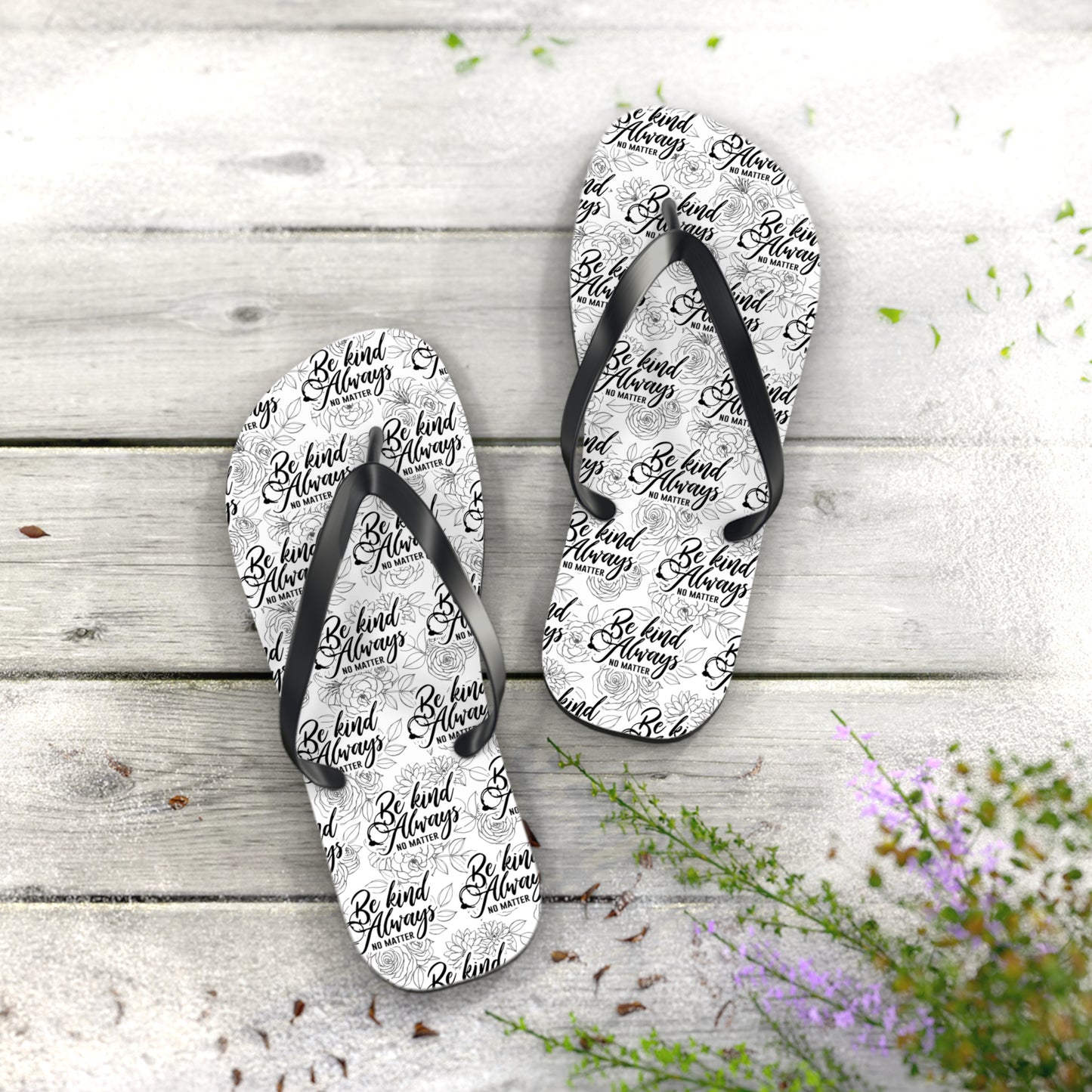 Be Kind Always Flip Flops