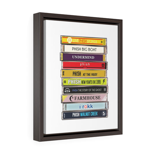Retro Cassettes Phan Collection Gallery Wrapped Canvas Print