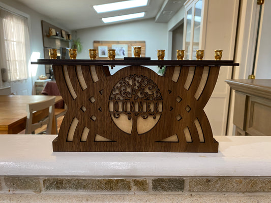 Personalized Family Menorah Design