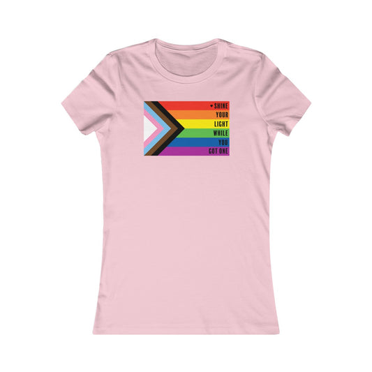 Pride Shine Your Light Women's Cut