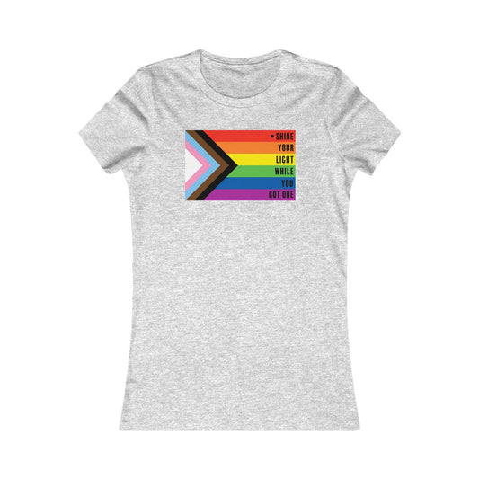 Pride Shine Your Light Women's Cut