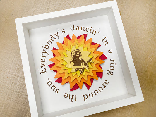 Everyone is Dancin' In A Ring Around The Sun Framed Art