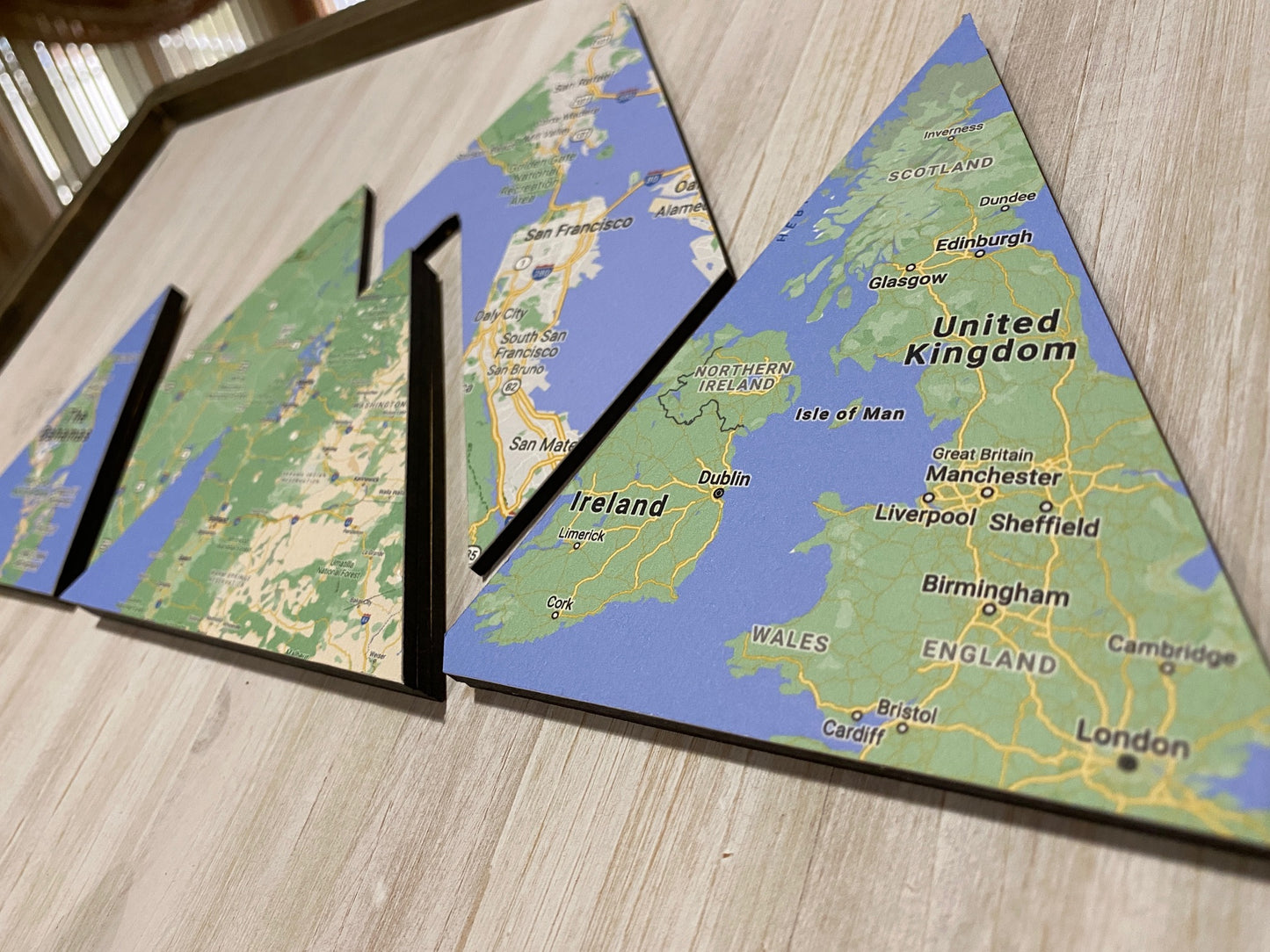 The Journey Of Us Personalized 3D Map Art