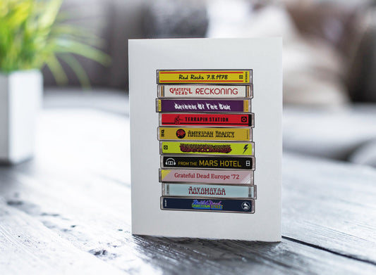 Vintage Tapes The Dead Greeting Card