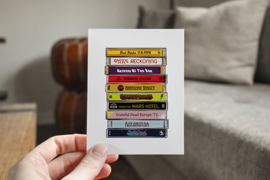 Vintage Tapes The Dead Greeting Card