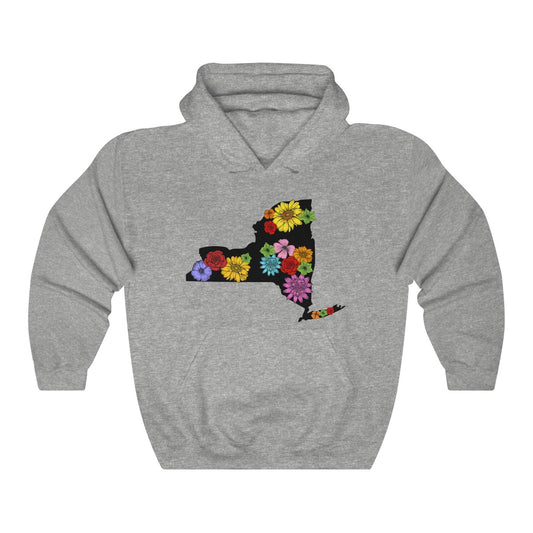 New York Flowers Hoodie
